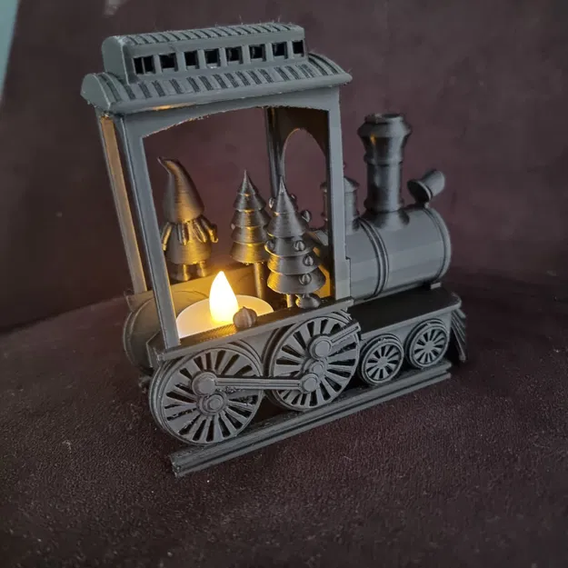 Đèn LED tealight đầu tàu hơi nước retro - Image 15