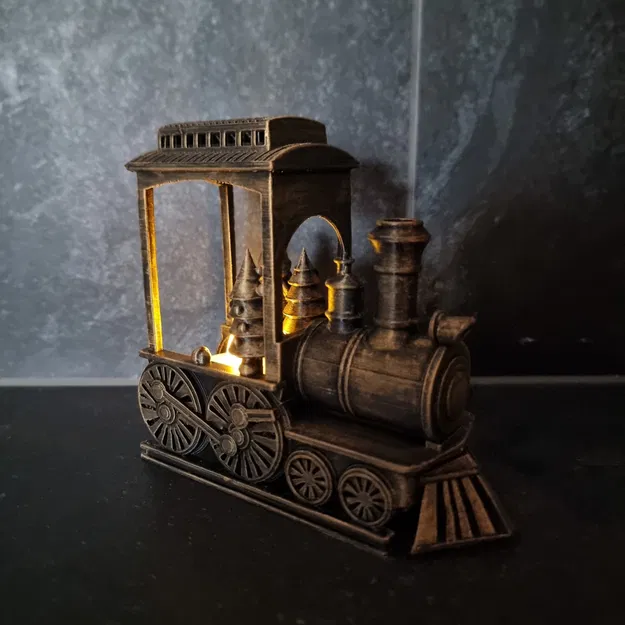 Đèn LED tealight đầu tàu hơi nước retro - Image 16