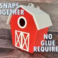 Nhà Chim Kiểu Chuồng (Barn Birdhouse) Lắp Ngàm Không Cần Keo - Thumbnail 1