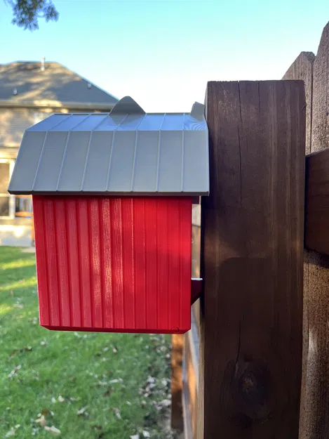 Nhà Chim Kiểu Chuồng (Barn Birdhouse) Lắp Ngàm Không Cần Keo - Image 3