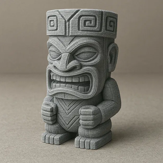 Tiki-Figur – Tượng Tiki cách điệu phong cách Polynesia - Image 1