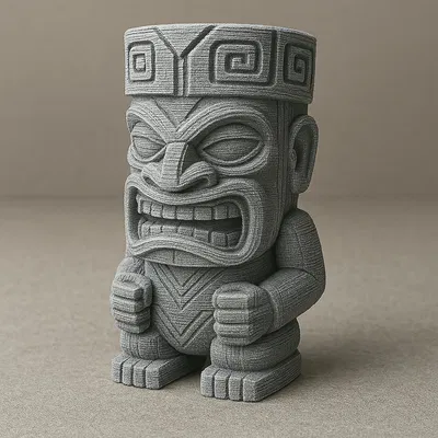 Tiki-Figur – Tượng Tiki cách điệu phong cách Polynesia