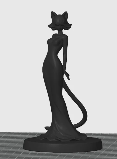 Figurine cat-girl 5 - Image 1