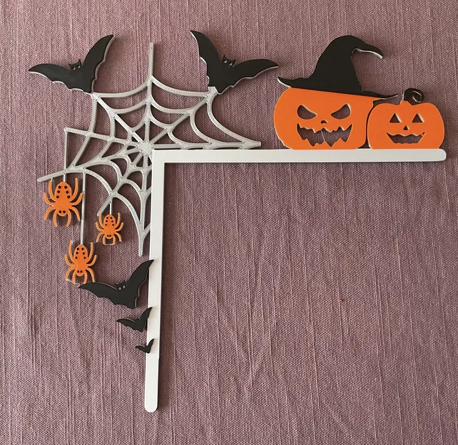 Trang trí góc cửa/gương Halloween - Image 2