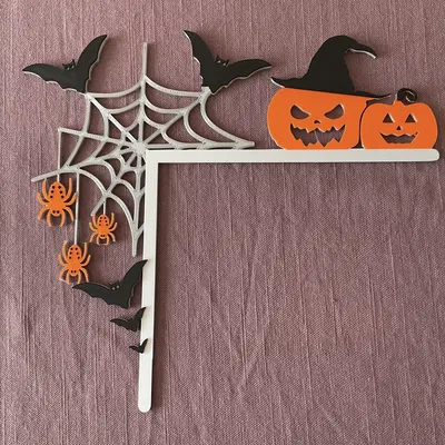 Trang trí góc cửa/gương Halloween