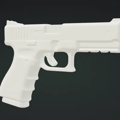 Glock 19 đơn giản, dễ in 3D (trang trí)
