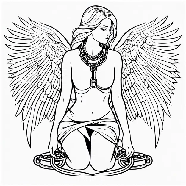 Bộ sưu tập thiên thần trong xiềng xích do AI tạo (NSFW) - Image 10