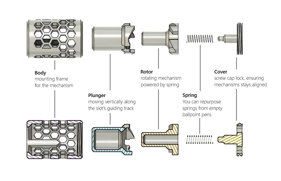 Đồ chơi fidget Click-n-Retract - Image 4