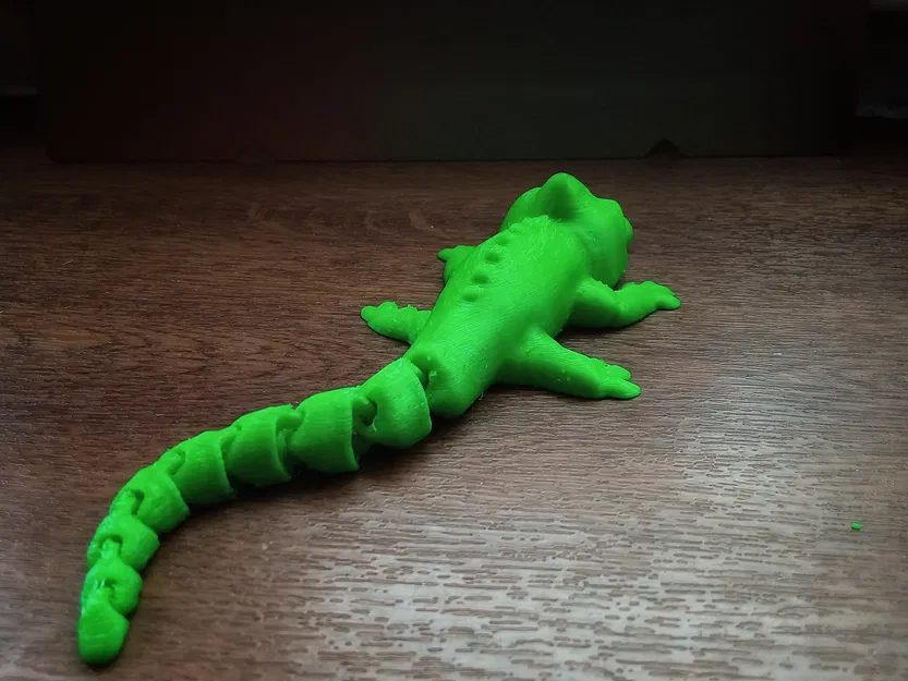 Tắc kè dễ thương – đồ chơi khớp nối (Articulated) – free to sell - Image 2