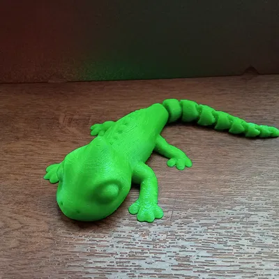 Tắc kè dễ thương – đồ chơi khớp nối (Articulated) – free to sell