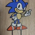 Sonic the Hedgehog Cake Topper (NO AMS - Multipart) - Topper bánh sinh nhật - Thumbnail 2