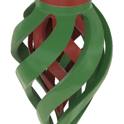 Ornament Ôm Xoắn Kép Dual-Spiral Embrace Ornament