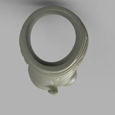 Nhẫn Pumpkin Skull Halloween (STL) – Chi tiết cao