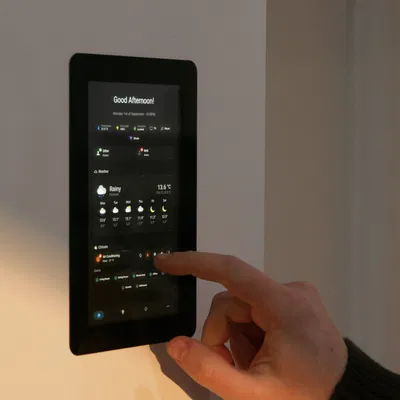 Màn hình tường Home Assistant - Raspberry Pi Touch Display 2