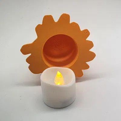 Ốp che đèn LED tea light Bí Ngô Jack-o-Lantern Chảy Melty