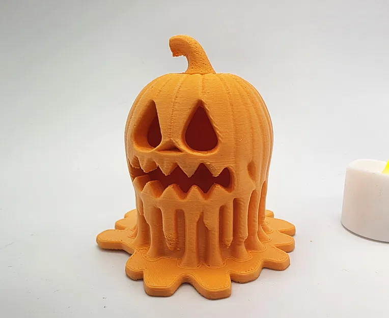 Ốp che đèn LED tea light Bí Ngô Jack-o-Lantern Chảy Melty - Image 4