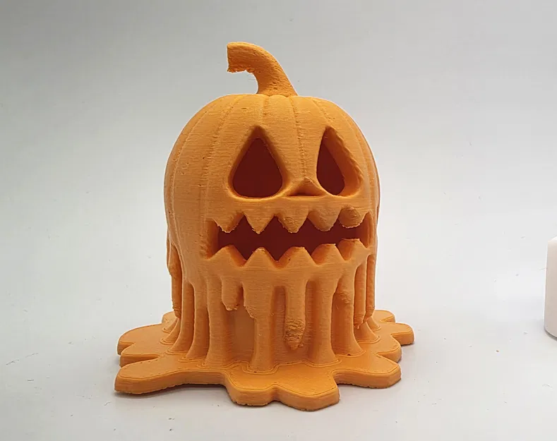 Ốp che đèn LED tea light Bí Ngô Jack-o-Lantern Chảy Melty - Image 7