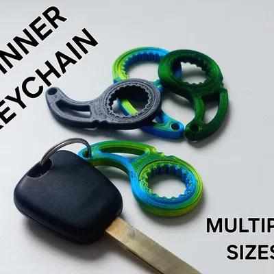 Móc khóa Fidget Spinner - Parametric - Print in Place