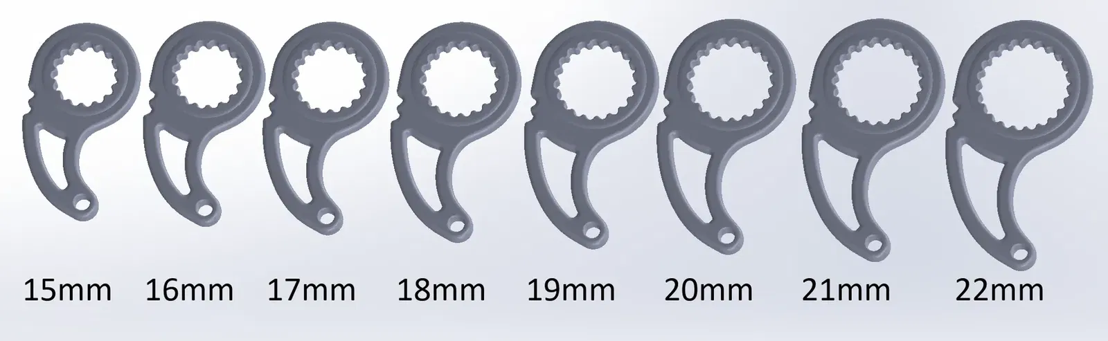 Móc khóa Fidget Spinner - Parametric - Print in Place - Image 3
