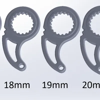 Móc khóa Fidget Spinner - Parametric - Print in Place