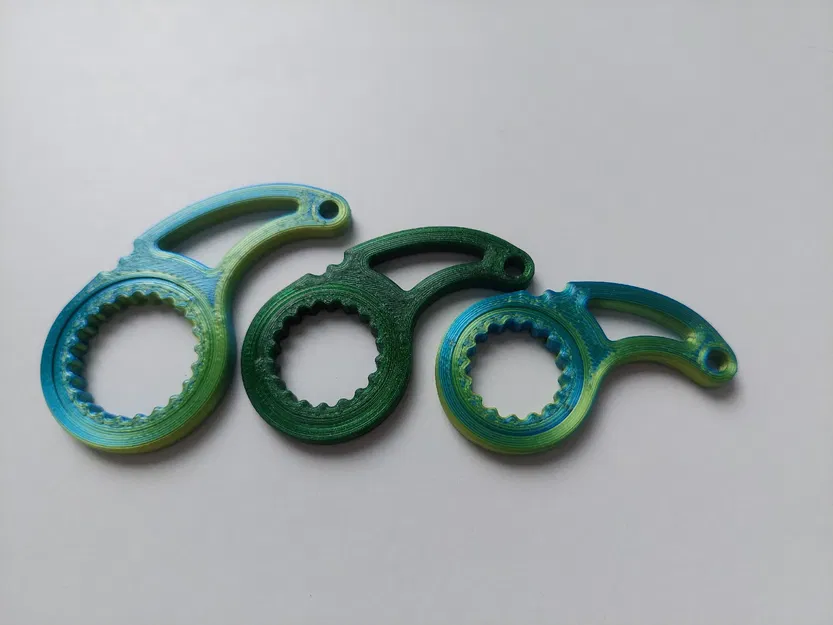 Móc khóa Fidget Spinner - Parametric - Print in Place - Image 4