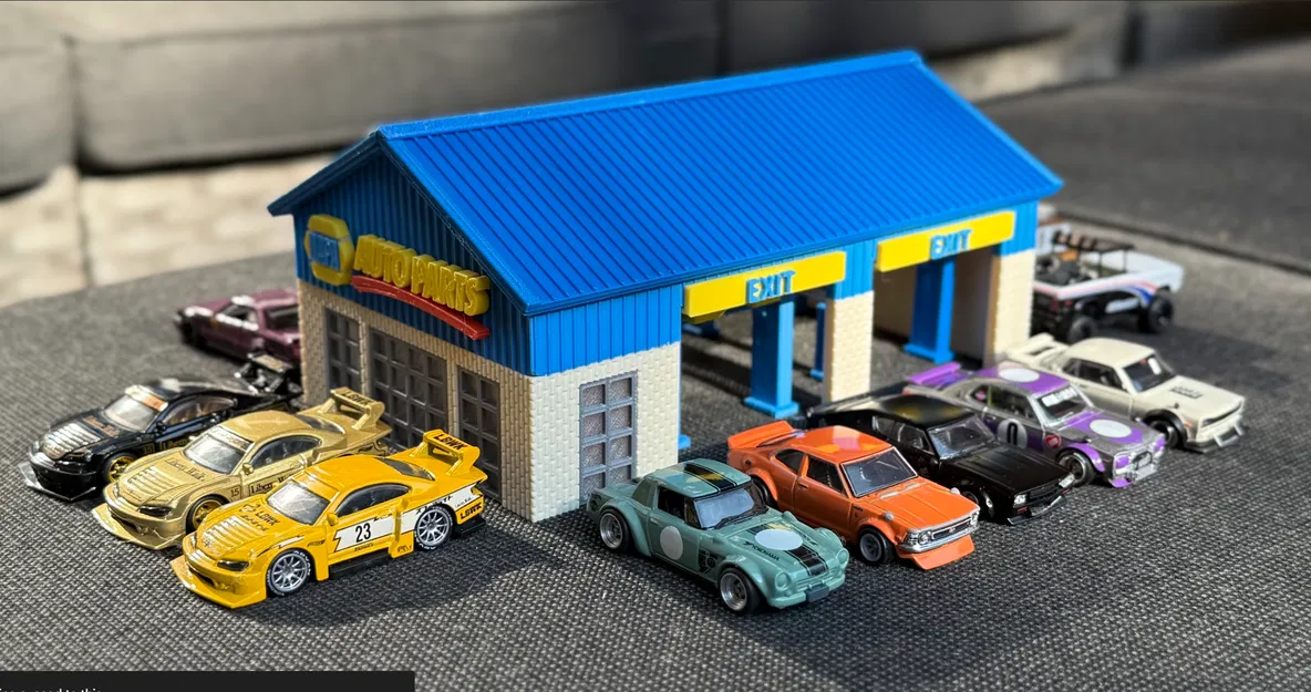 Diorama NAPA Auto Parts tỉ lệ 1:64 - Image 1