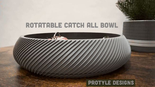 Khay Đựng Đồ/Xoay Trang Trí/Snack Bowl Xoay (Rotatable Catch All) - Thumbnail 1