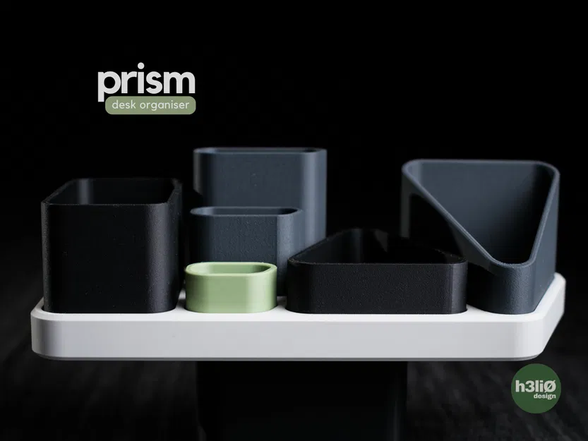 prism • desk organiser (Bộ sắp xếp bàn làm việc module tối giản) - Image 1