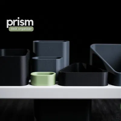 prism • desk organiser (Bộ sắp xếp bàn làm việc module tối giản)