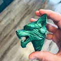 Cyber Wolf keychain holder – Móc treo chìa khóa treo tường phong cách cyber - Thumbnail 2