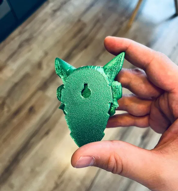 Cyber Wolf keychain holder – Móc treo chìa khóa treo tường phong cách cyber - Image 3