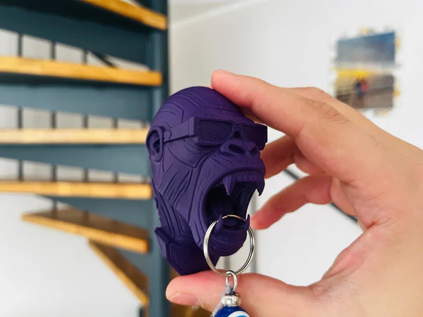 Cyber Gorilla: Móc treo chìa khóa kiêm organizer gắn tường - Image 1