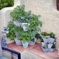 Chậu Trồng Cây Dạng Đứng Xếp Tầng (Vertical Stackable Planter) - Thumbnail 1