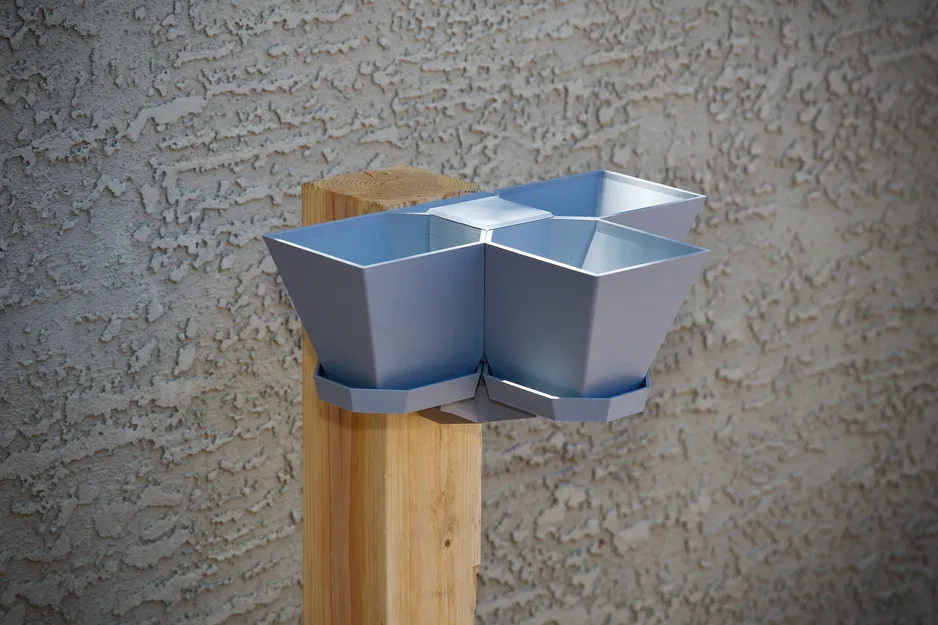 Chậu Trồng Cây Dạng Đứng Xếp Tầng (Vertical Stackable Planter) - Image 9