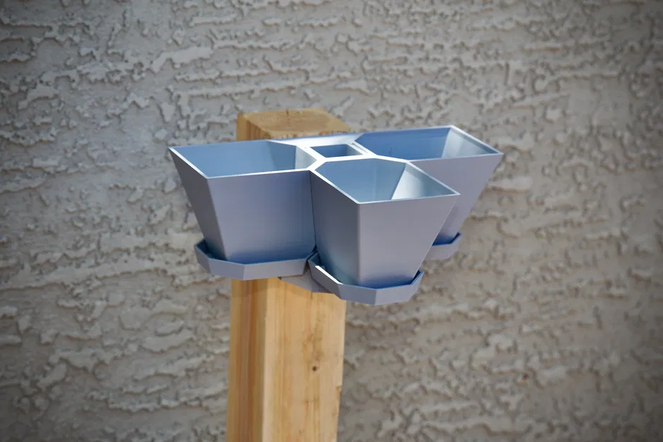 Chậu Trồng Cây Dạng Đứng Xếp Tầng (Vertical Stackable Planter) - Image 11