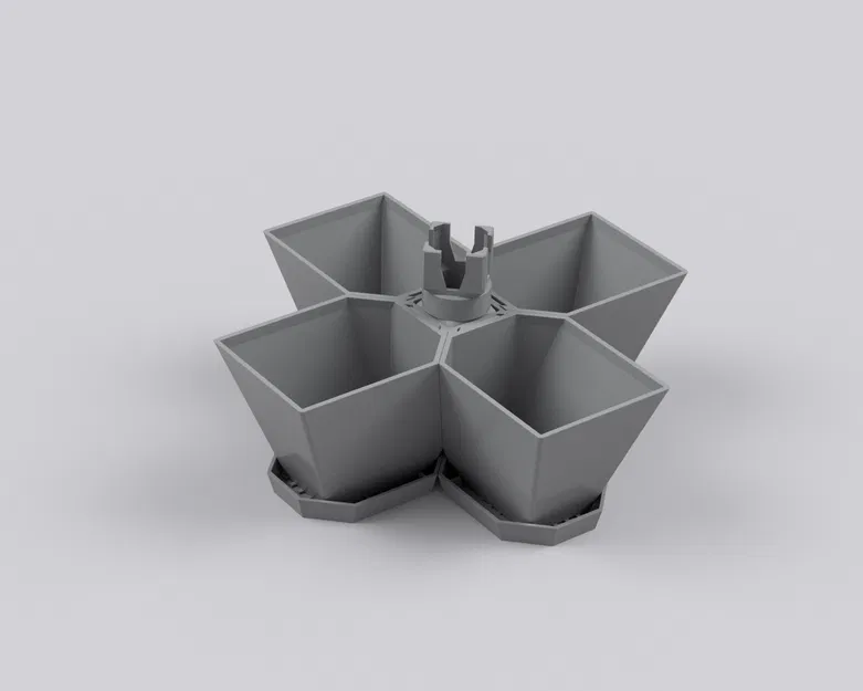 Chậu Trồng Cây Dạng Đứng Xếp Tầng (Vertical Stackable Planter) - Image 14