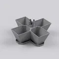 Chậu Trồng Cây Dạng Đứng Xếp Tầng (Vertical Stackable Planter) - Thumbnail 14