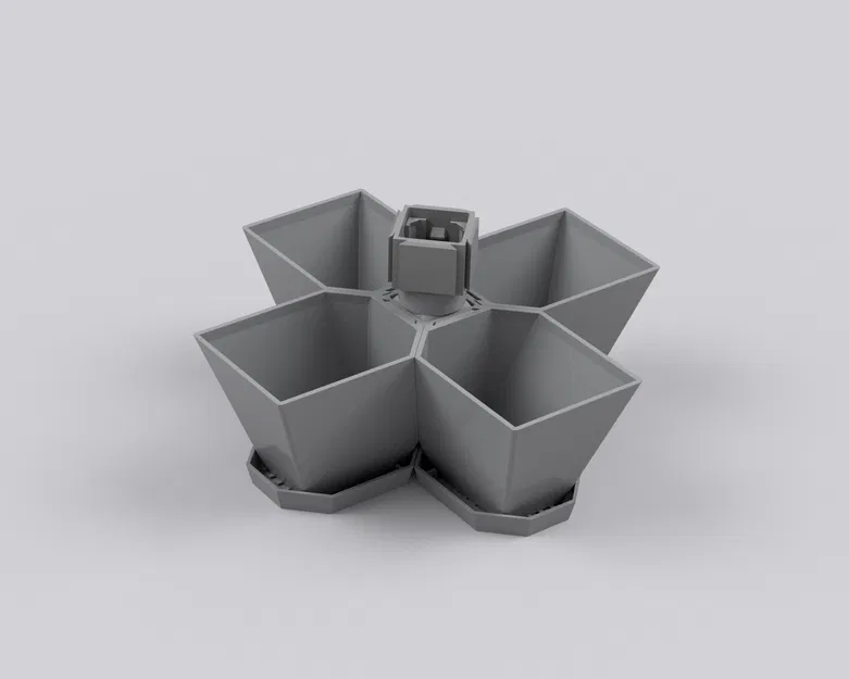 Chậu Trồng Cây Dạng Đứng Xếp Tầng (Vertical Stackable Planter) - Image 15
