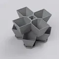 Chậu Trồng Cây Dạng Đứng Xếp Tầng (Vertical Stackable Planter) - Thumbnail 17