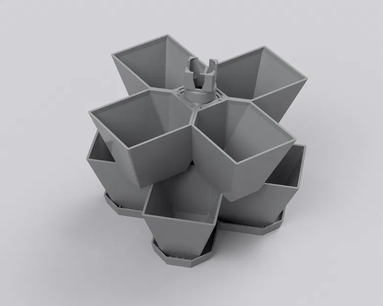 Chậu Trồng Cây Dạng Đứng Xếp Tầng (Vertical Stackable Planter) - Image 18