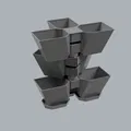 Chậu Trồng Cây Dạng Đứng Xếp Tầng (Vertical Stackable Planter) - Thumbnail 19