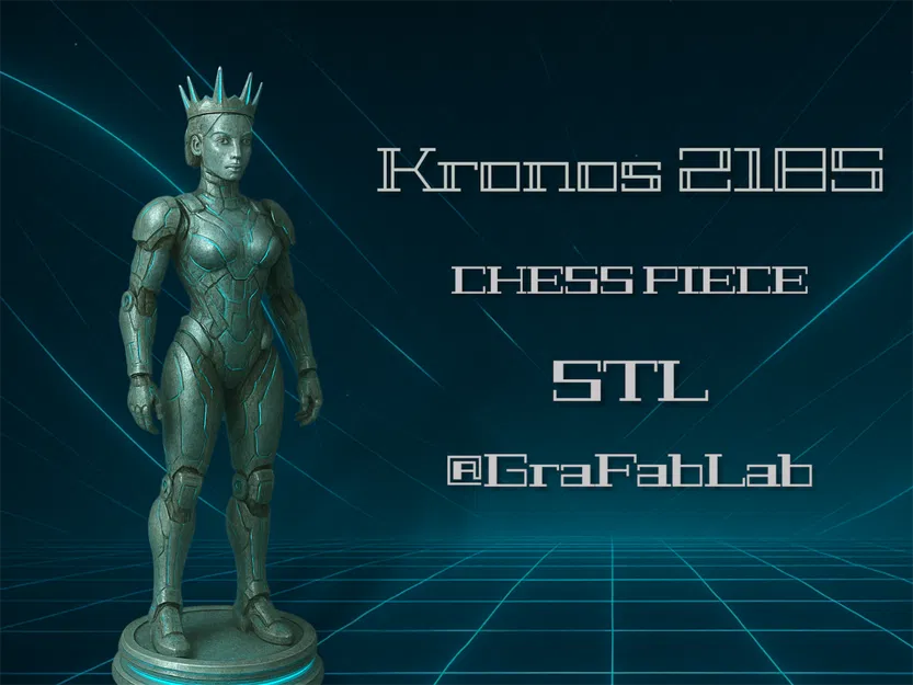 Kronos 2185 "Queen" - quân Hậu cờ vua - Image 1