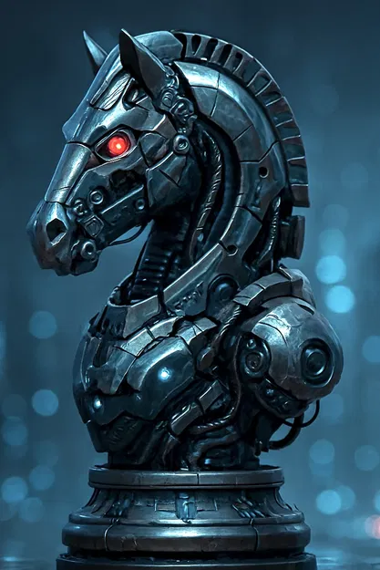 Metal Legion “Knight” - quân cờ Kỵ sĩ - Image 3