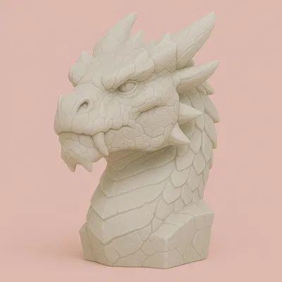 Đầu Rồng Đất (Earth Dragon) — File .3mf In 3D Miễn Phí