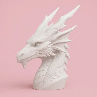 Đầu Sky Dragon — File .3mf In 3D Miễn Phí