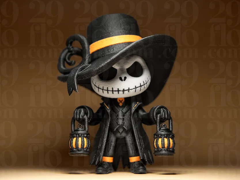Mô hình Jack Skellington Figurine (Multicolor AMS/CMS) - Image 1