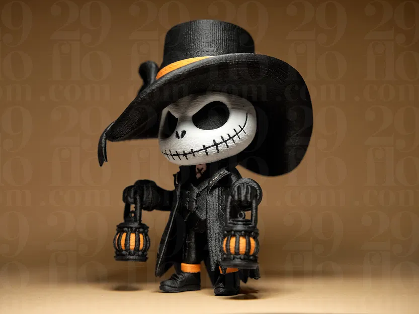 Mô hình Jack Skellington Figurine (Multicolor AMS/CMS) - Image 2