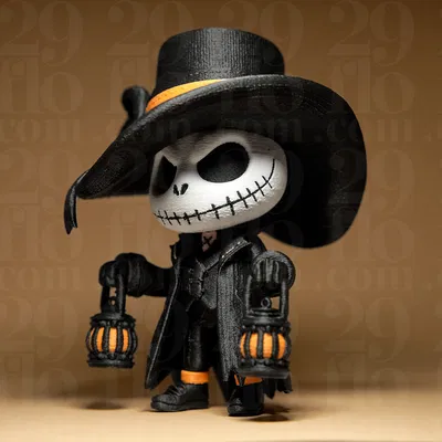Mô hình Jack Skellington Figurine (Multicolor AMS/CMS)