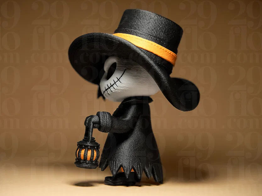 Mô hình Jack Skellington Figurine (Multicolor AMS/CMS) - Image 3