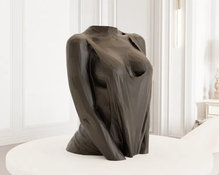 File STL Người Phụ Nữ Kéo Căng Áo – Model 3D In Được - Image 1